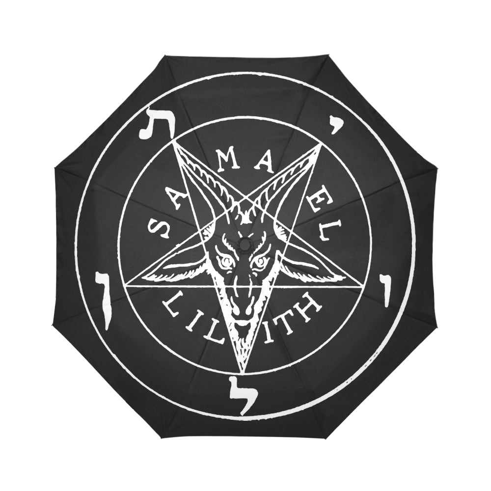 Sigil of Baphomet Automatic Foldable Umbrella