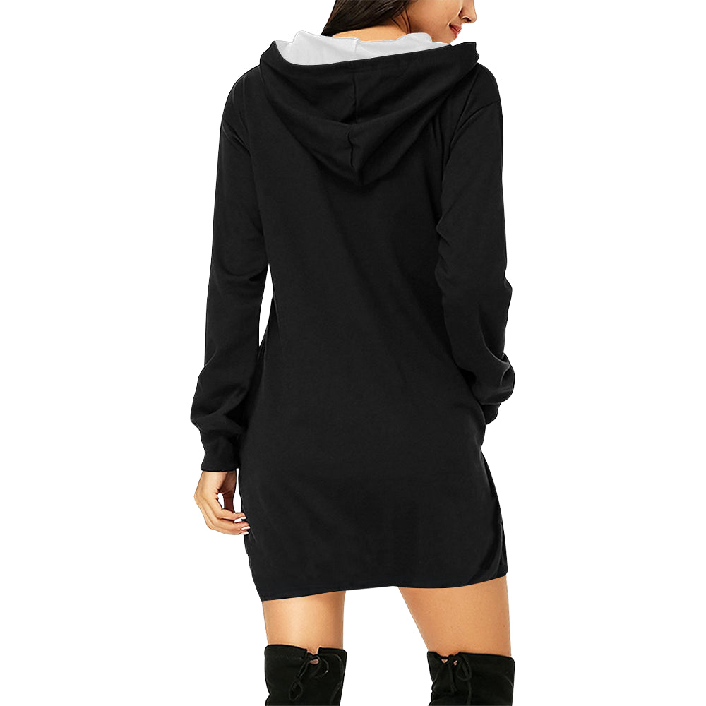 Women's Pentagram Hoodie Mini Dress