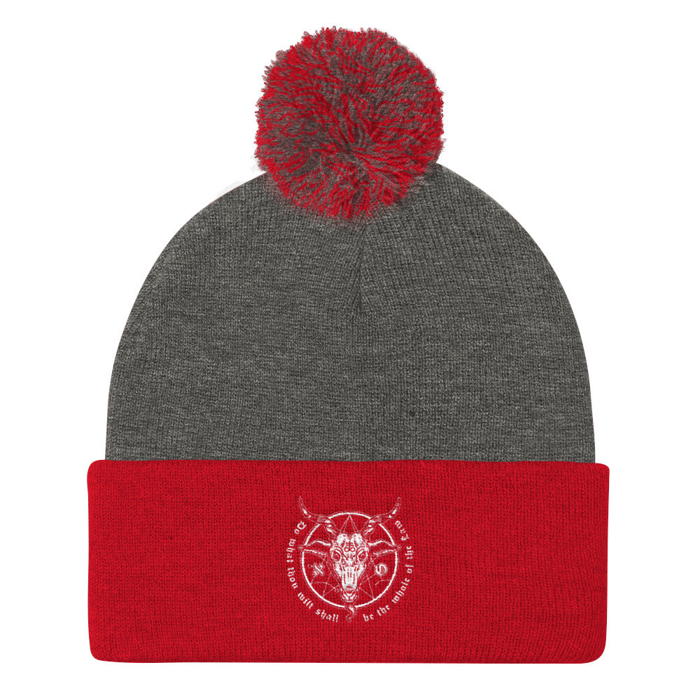 The Goathead Pom Pom Knit Cap