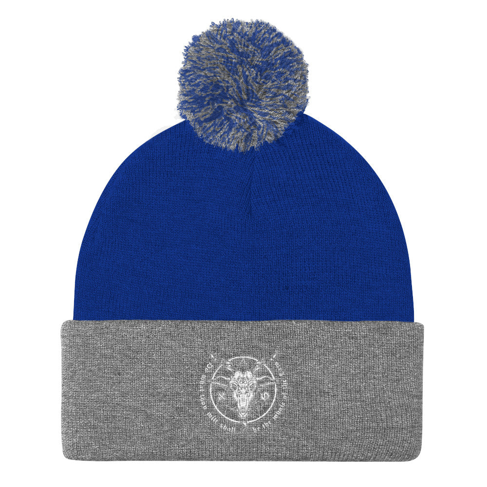 The Goathead Pom Pom Knit Cap