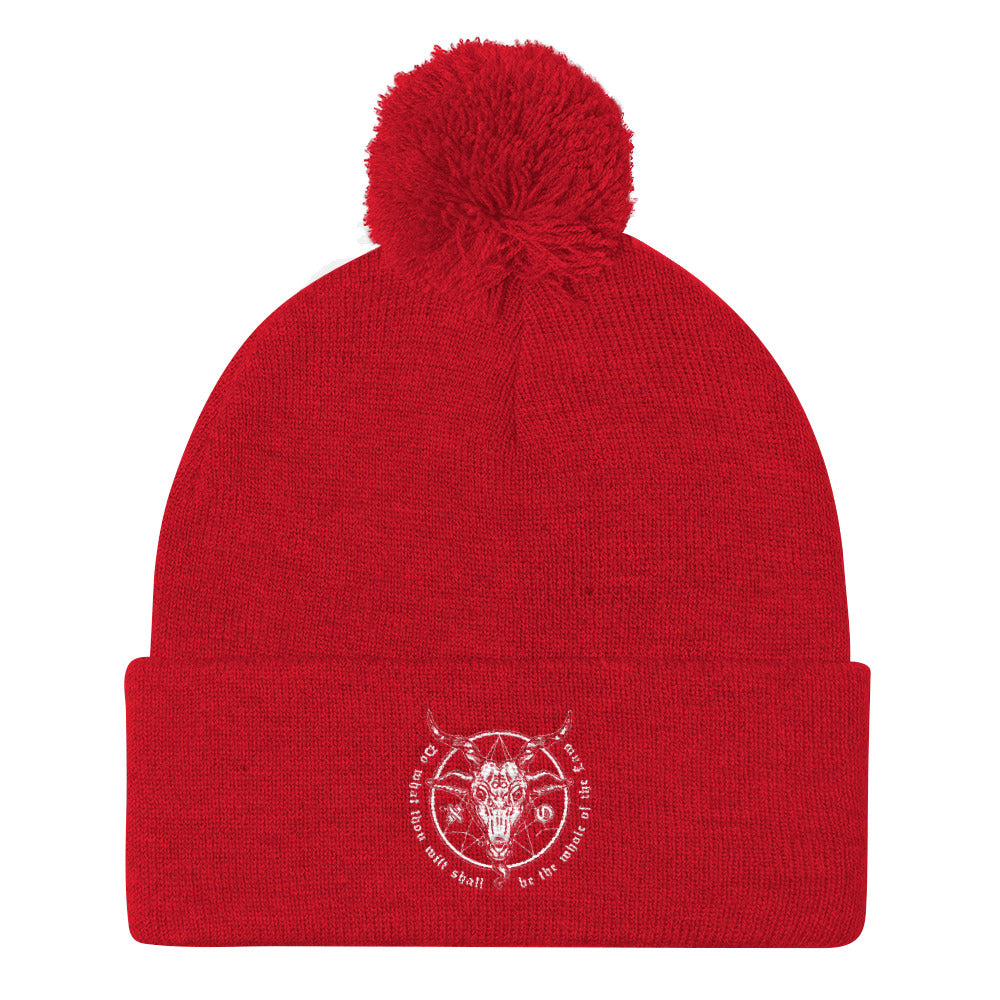 The Goathead Pom Pom Knit Cap