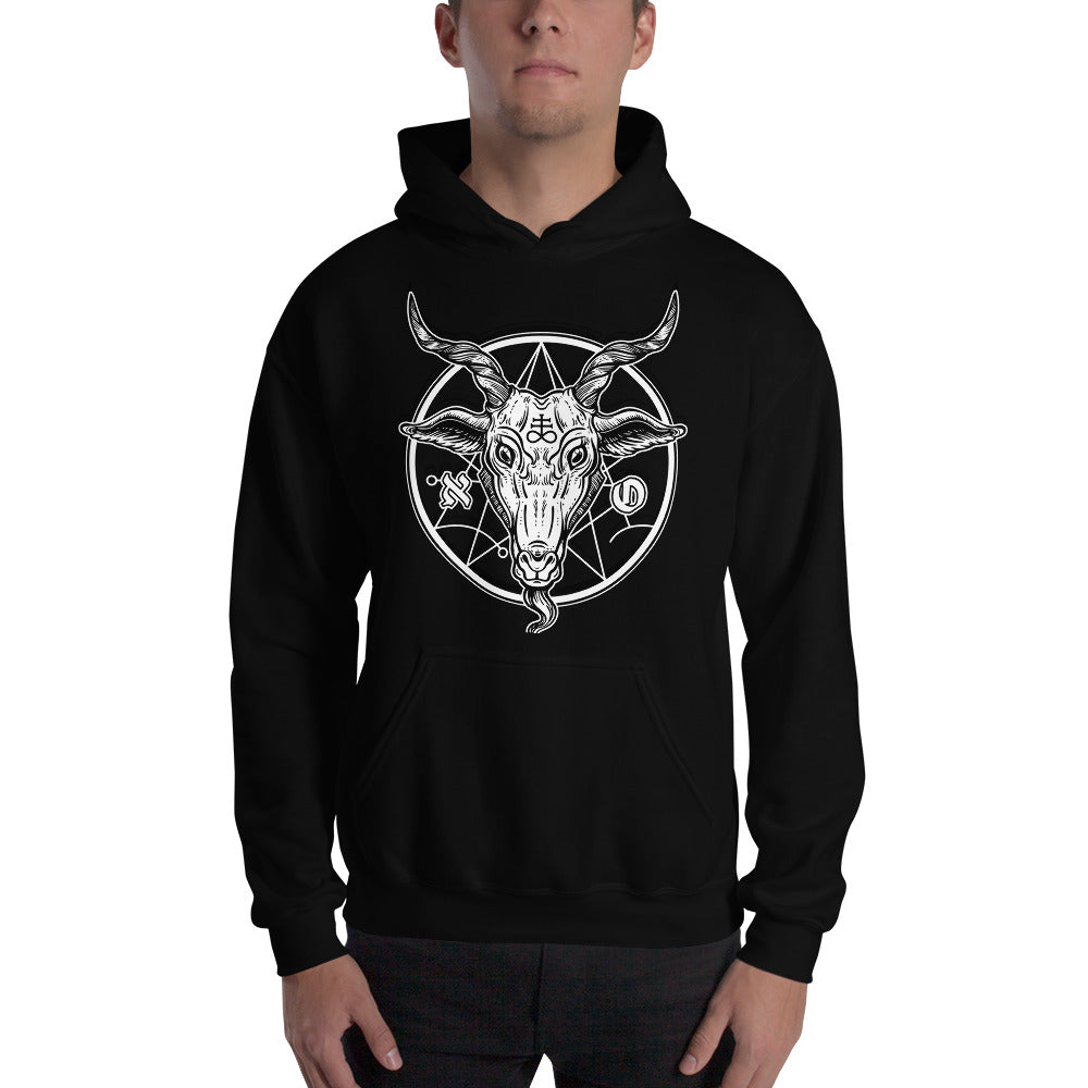 Goat head Classic Adult Hooded Sweatshirt
