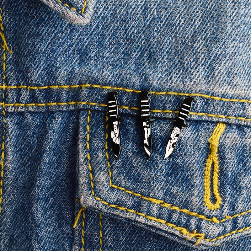 The dagger Enamel pin brooch