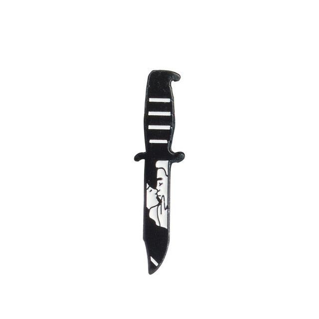 The dagger Enamel pin brooch