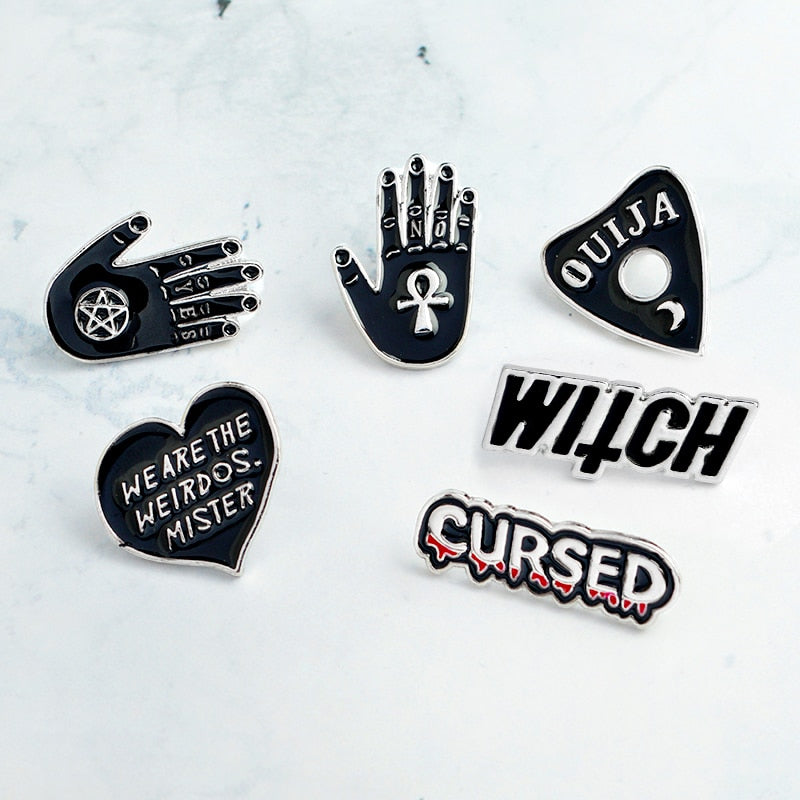 The Witch Magic Pins set