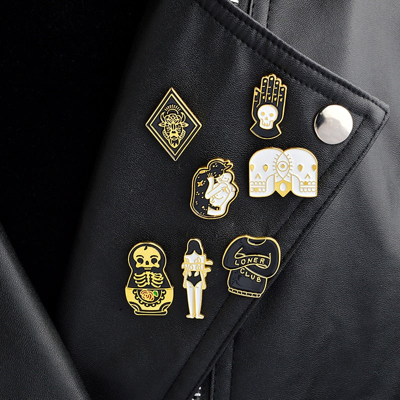 The Witch Magic Pins set