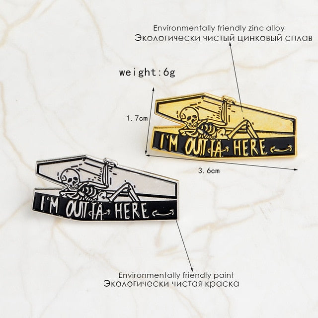 The Witch Magic Pins set