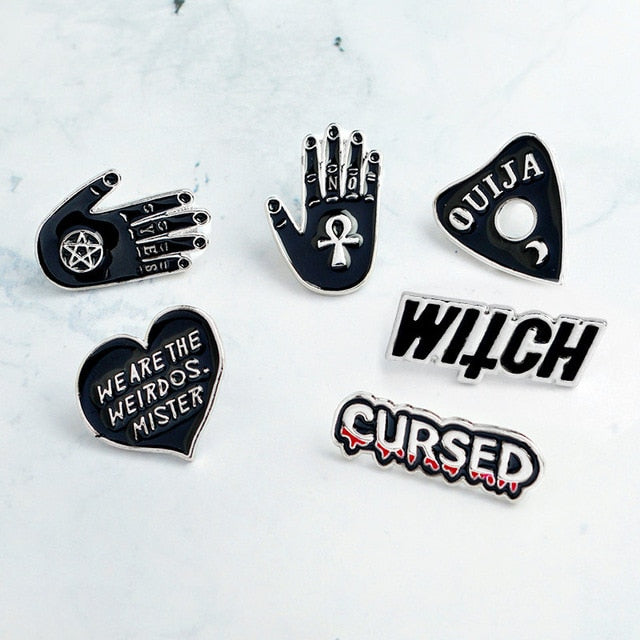 The Witch Magic Pins set