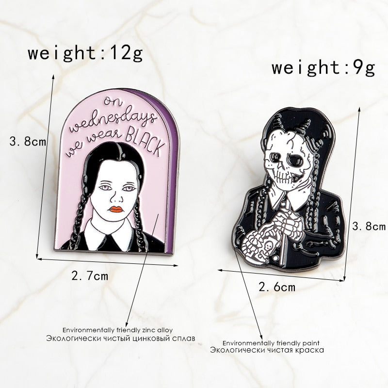 Gothic Magic Brooch Enamel Lapel Pin