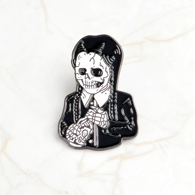 Gothic Magic Brooch Enamel Lapel Pin