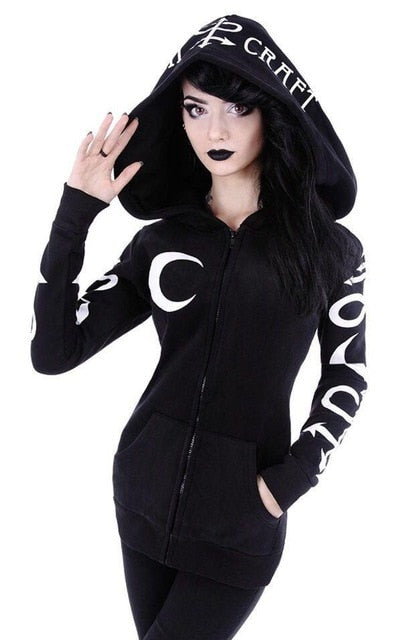Gothic witchcraft Moon Sweatshirt