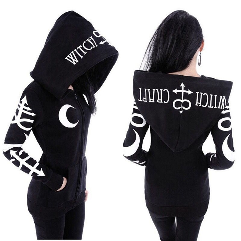 Gothic witchcraft Moon Sweatshirt