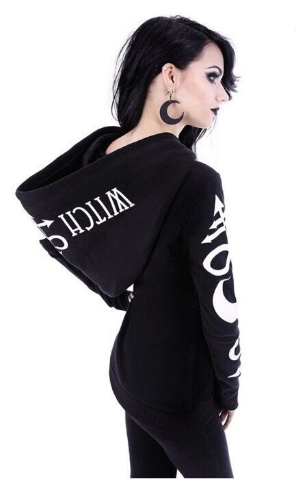 Gothic witchcraft Moon Sweatshirt