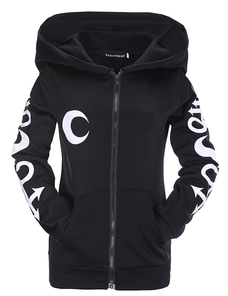 Gothic witchcraft Moon Sweatshirt