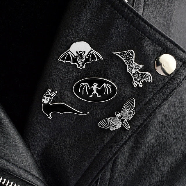 Gothic Punk lapel pins set