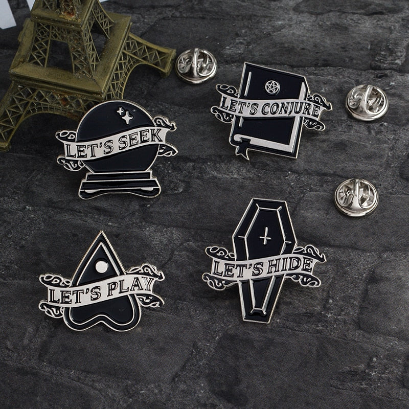 Gothic Punk lapel pins set