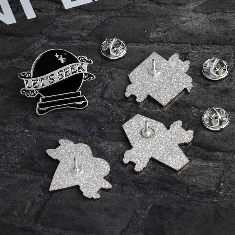 Gothic Punk lapel pins set