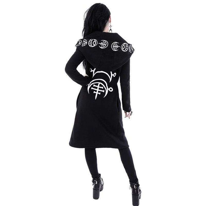 Gothic Casual Cotton Sweatshirt