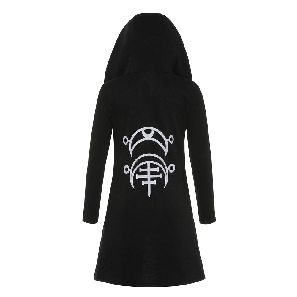 Gothic Casual Cotton Sweatshirt