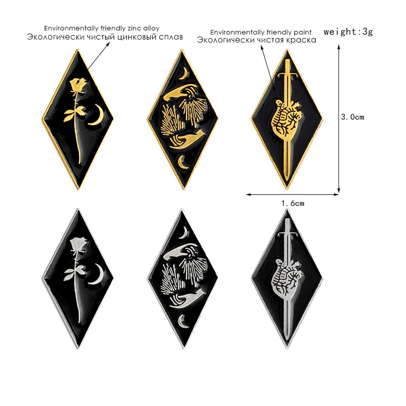 The Witch Magic Pins set