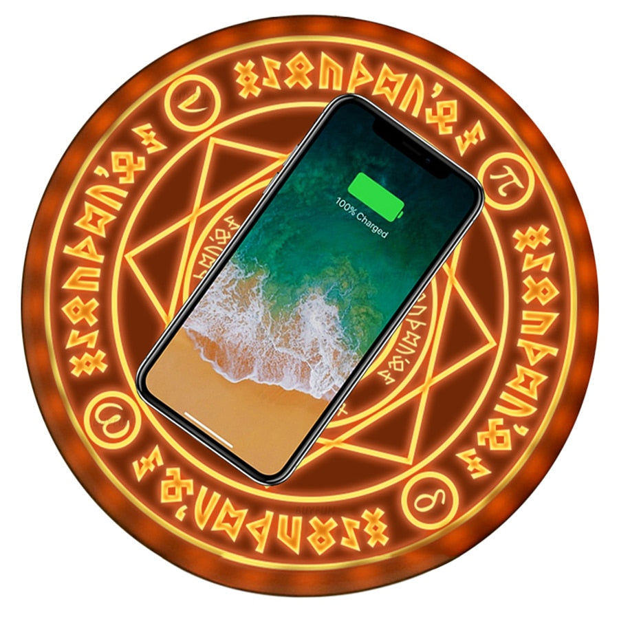 Magickal Universal Pentagram Qi Wireless   - Fast Charger