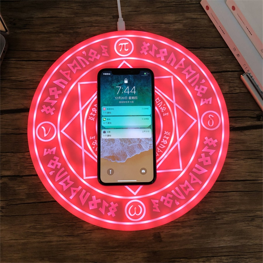 Magickal Universal Pentagram Qi Wireless   - Fast Charger