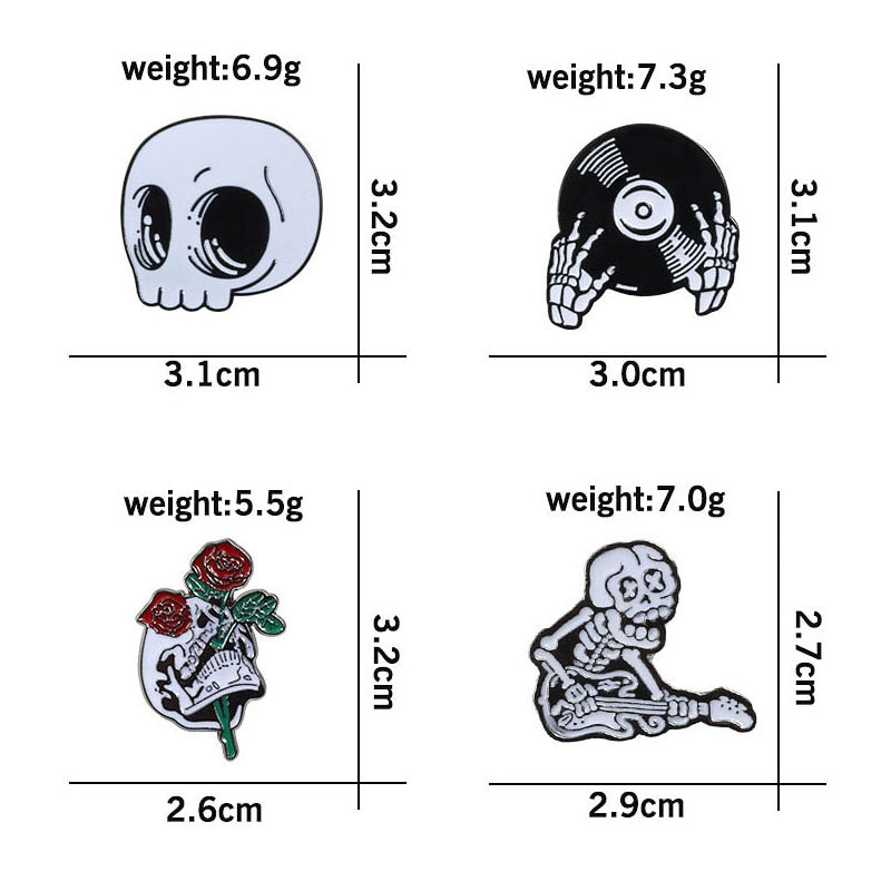 The devil hands Enamel Lapel pin