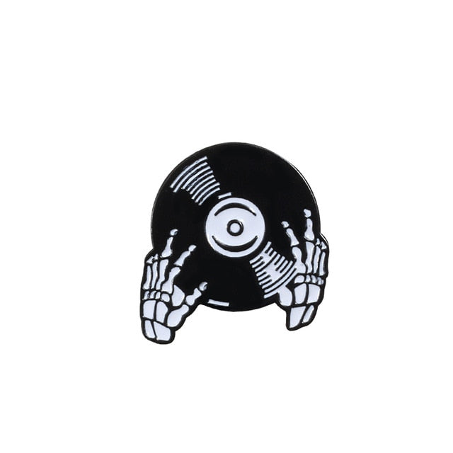 The devil hands Enamel Lapel pin