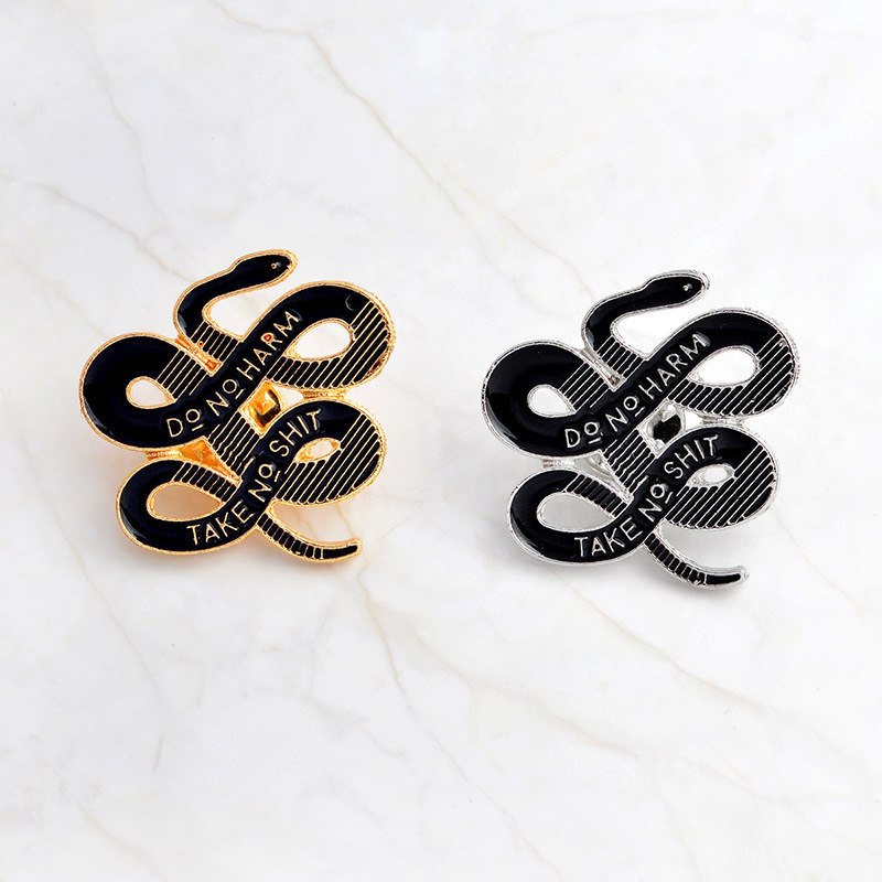 Do No Harm Snake Pins Brooches