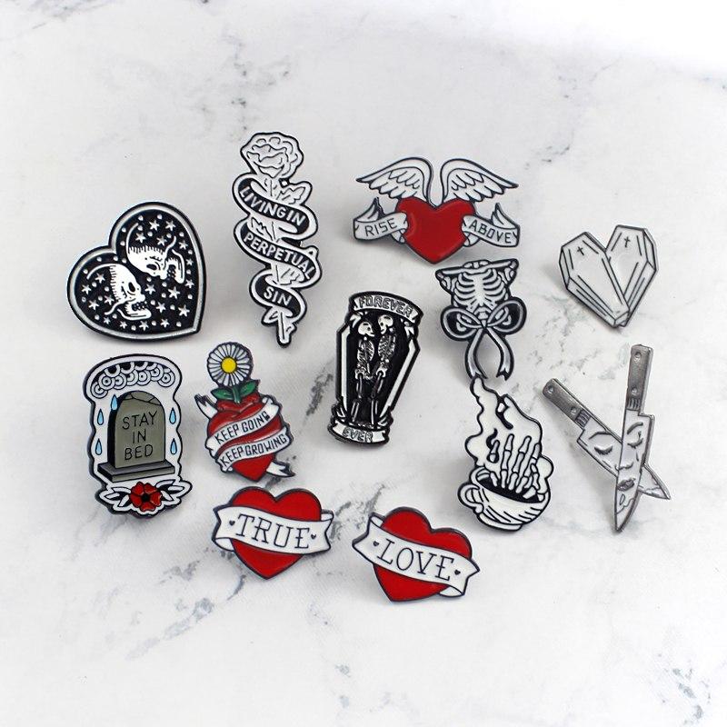 The Life in Sin Enamel Lapel pin