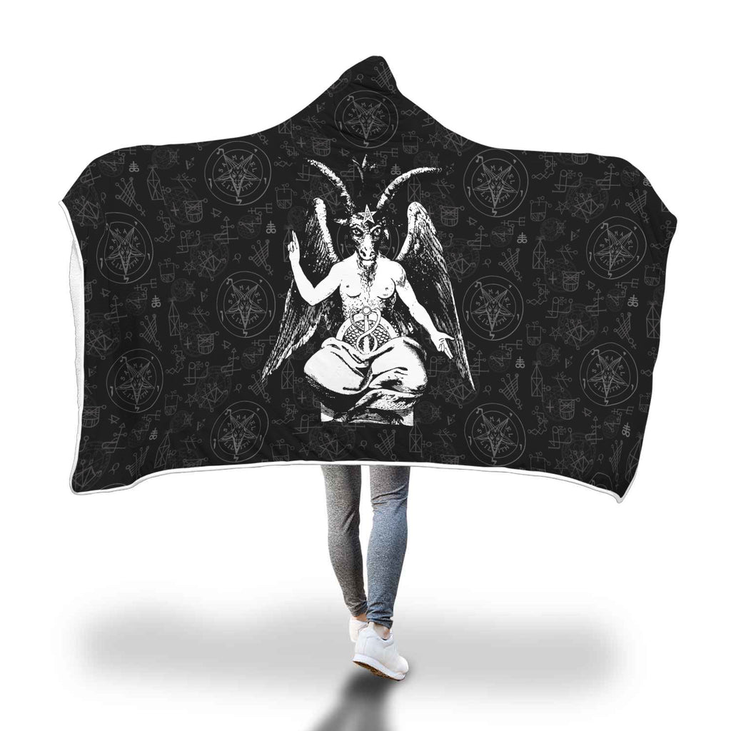wiccan Hooded blanket