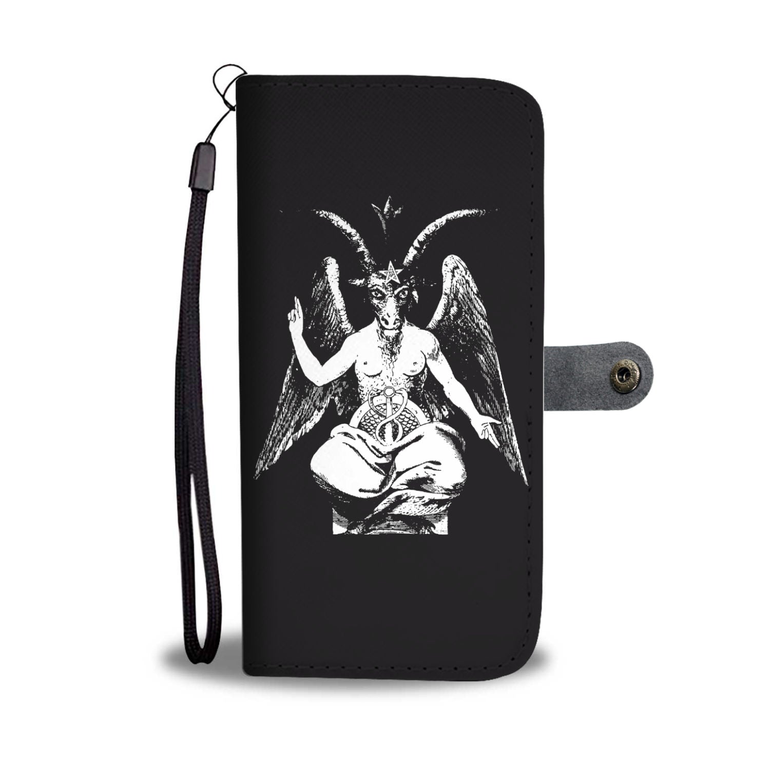 The Baphomet Phone wallet case 02