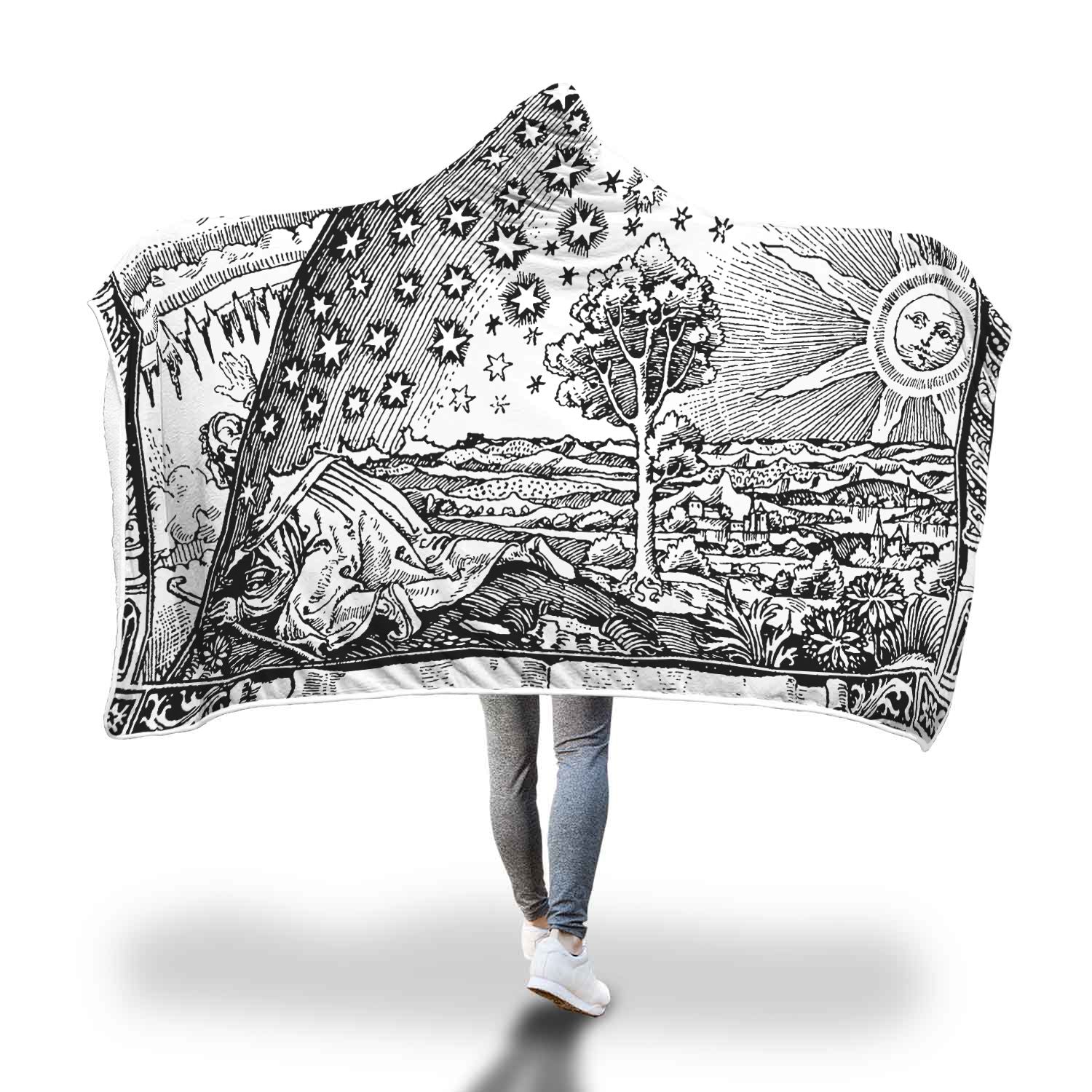 The Flammarion hooded blanket