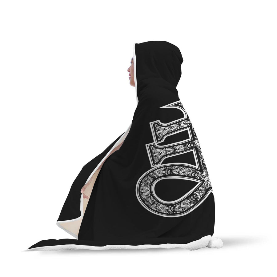 The Leviathan Cross hooded blanket