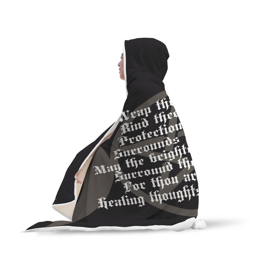 The Healing Spell hooded blanket