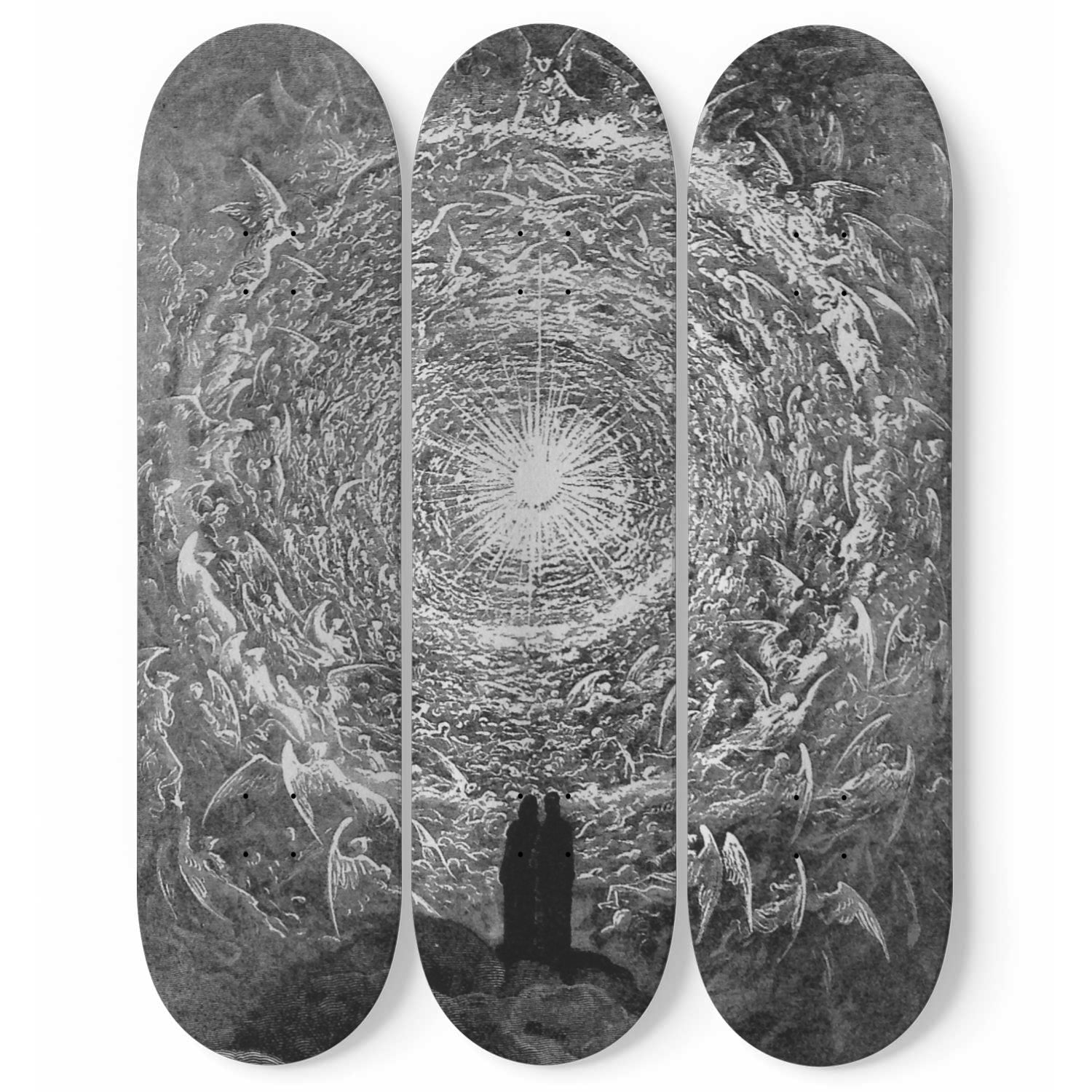 The Empyrean 3 deck Skateboard Wall Art Set