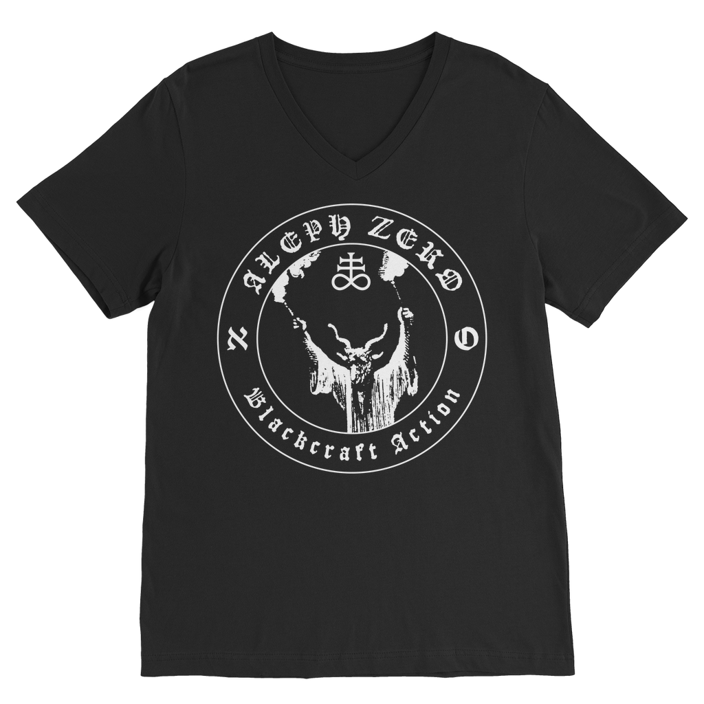 AlephZero Blackcraft Action Classic V-Neck T-Shirt