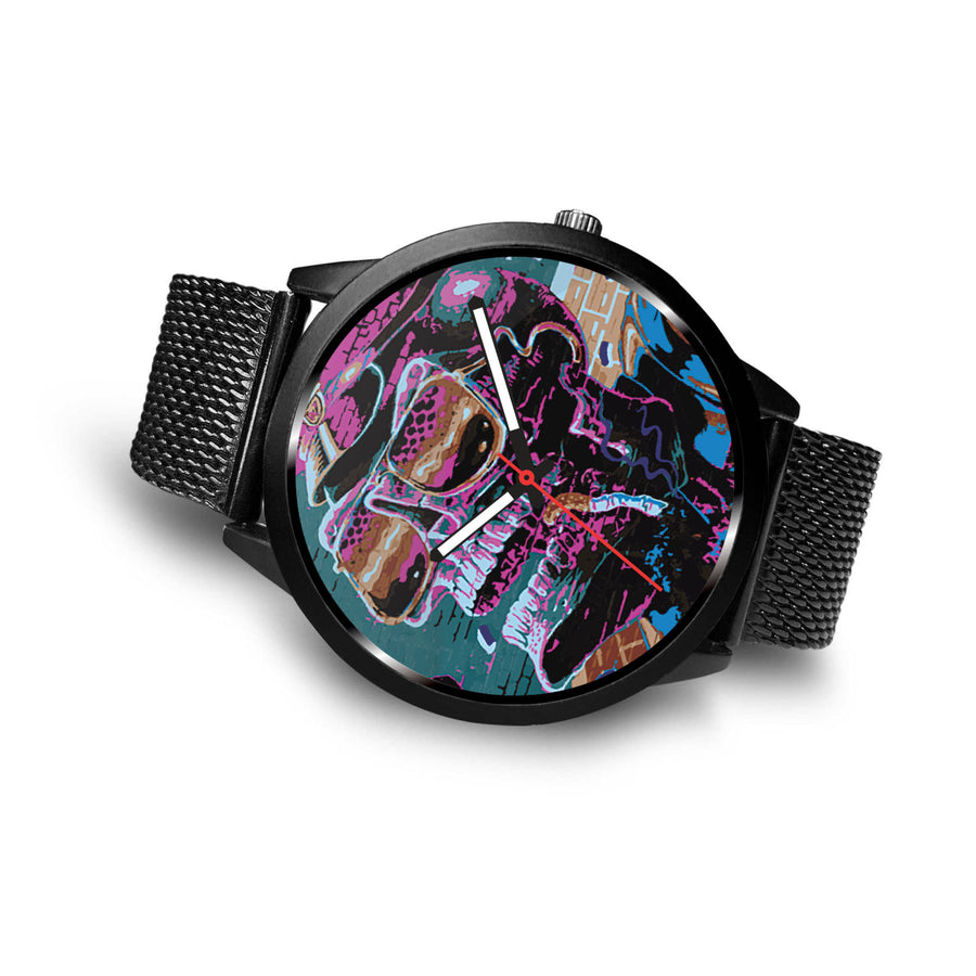 The graffiti skull watch