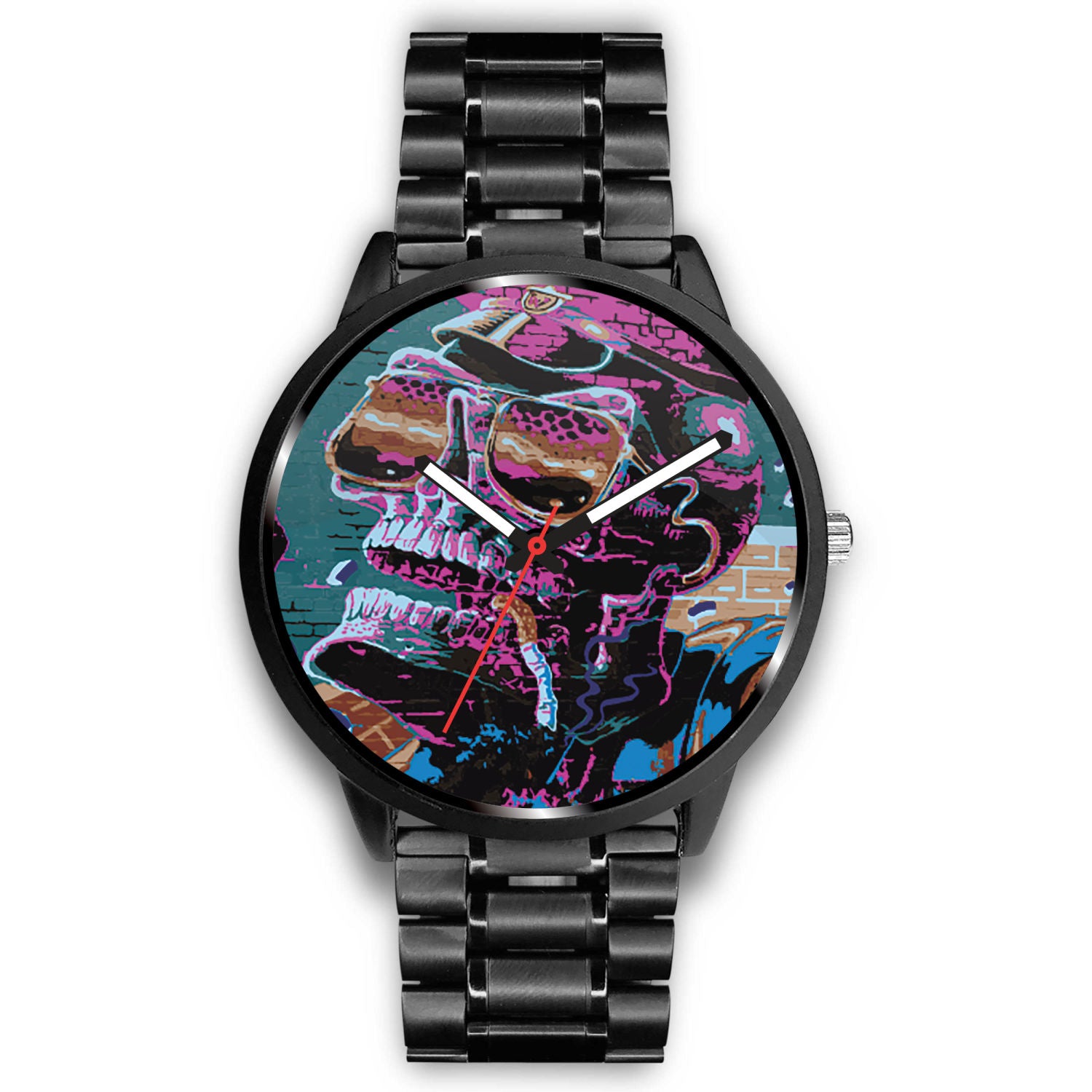 The graffiti skull watch