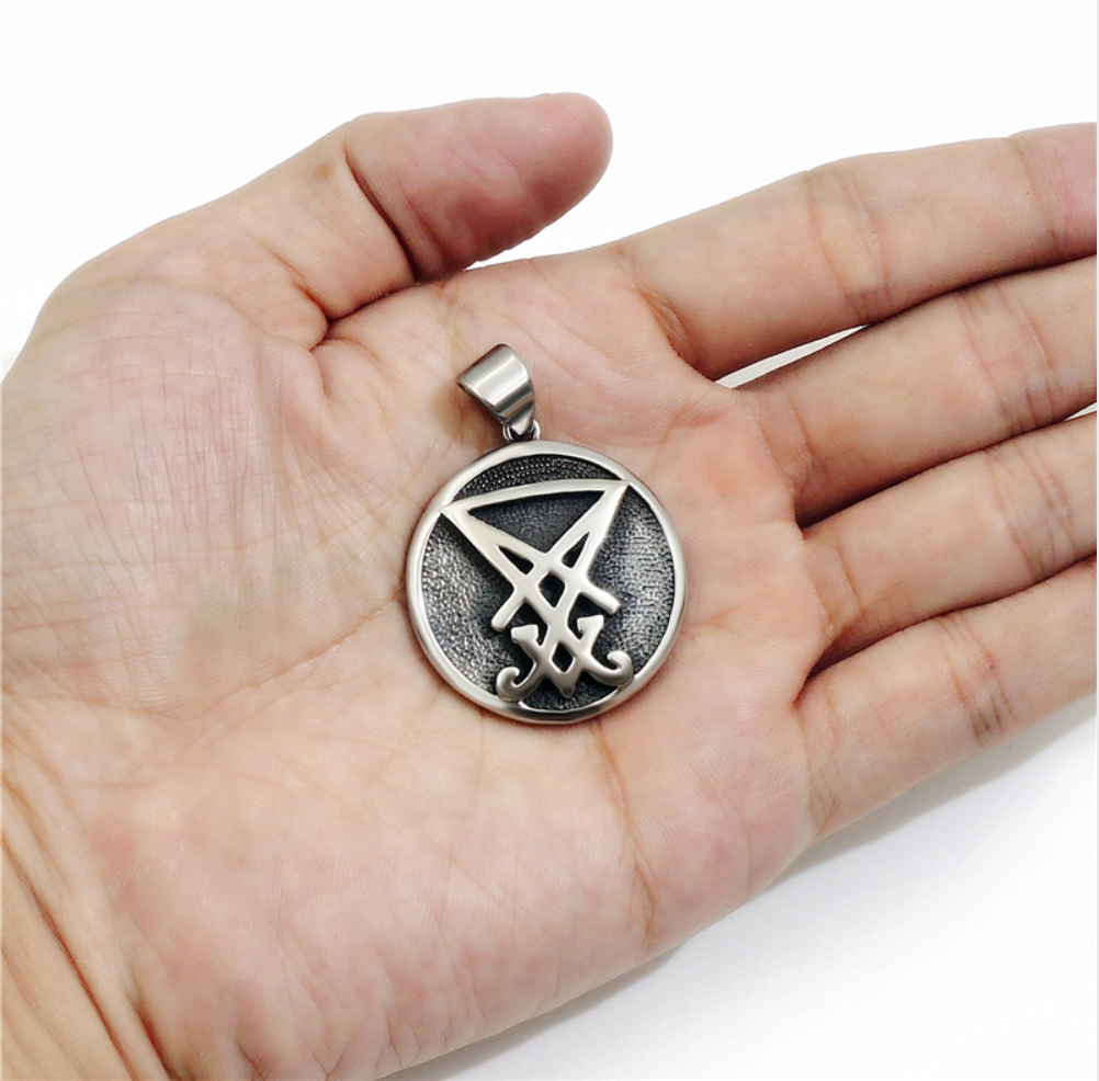 Sigil of Lucifer Seal of Satan Pendant