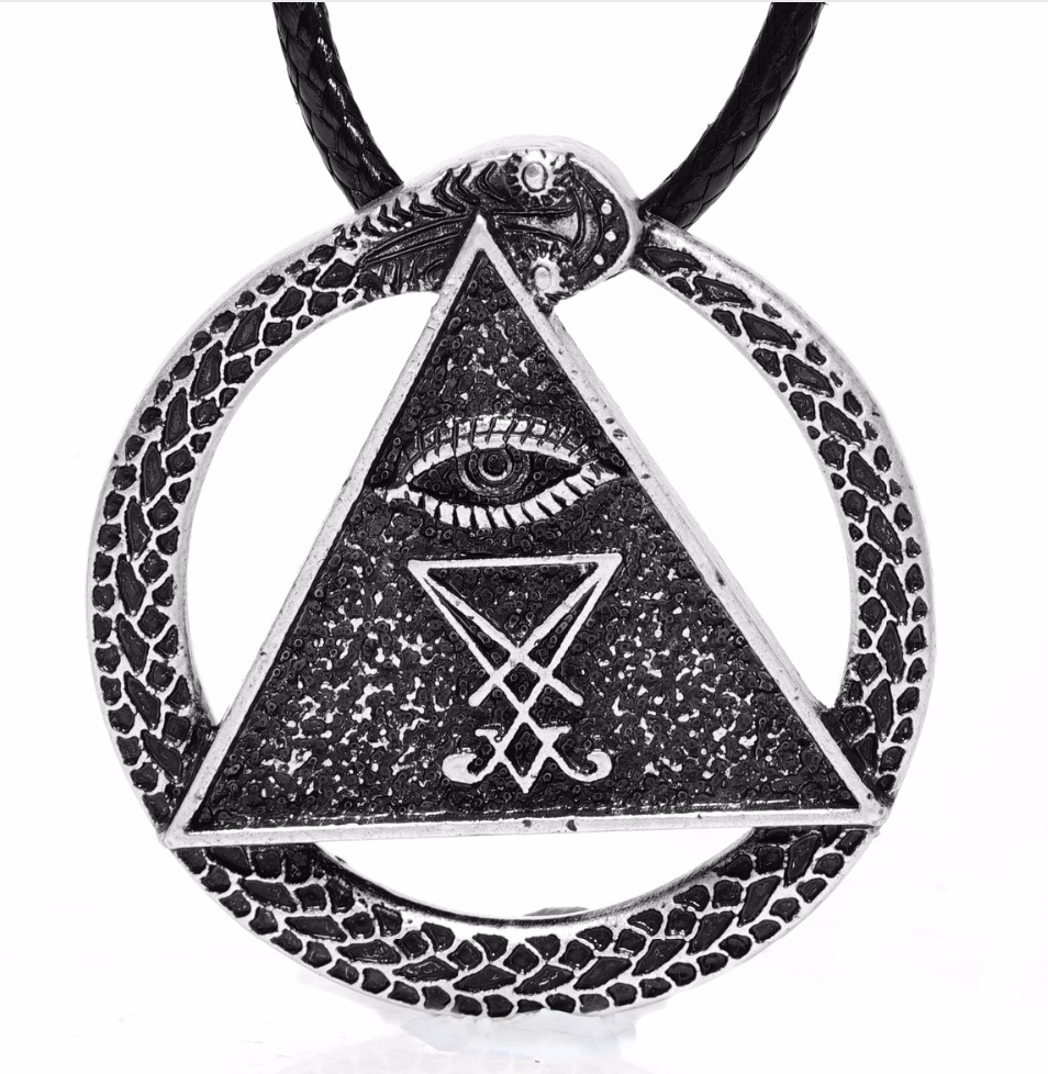 Sigil of Lucifer - Eye Amulet Snake Necklaces