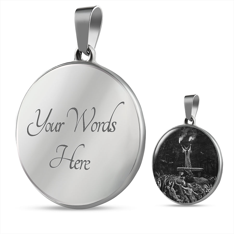 The Witches Dance Silver Luxury Necklace