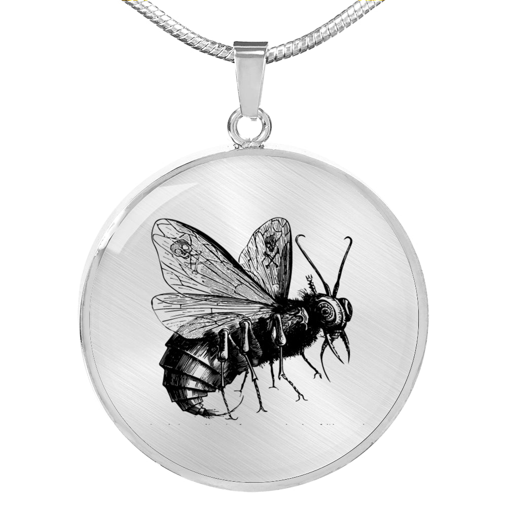Defining the Demonic Silver Necklace