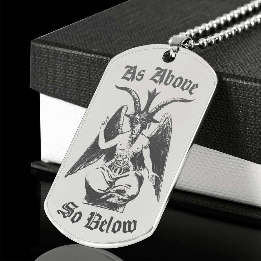 The Baphomet Dog Tag