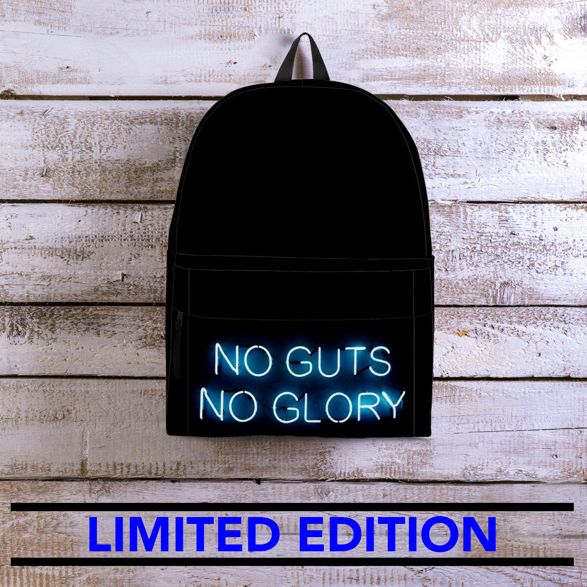No Guts No Glory Backpack Artwork - aleph-zero