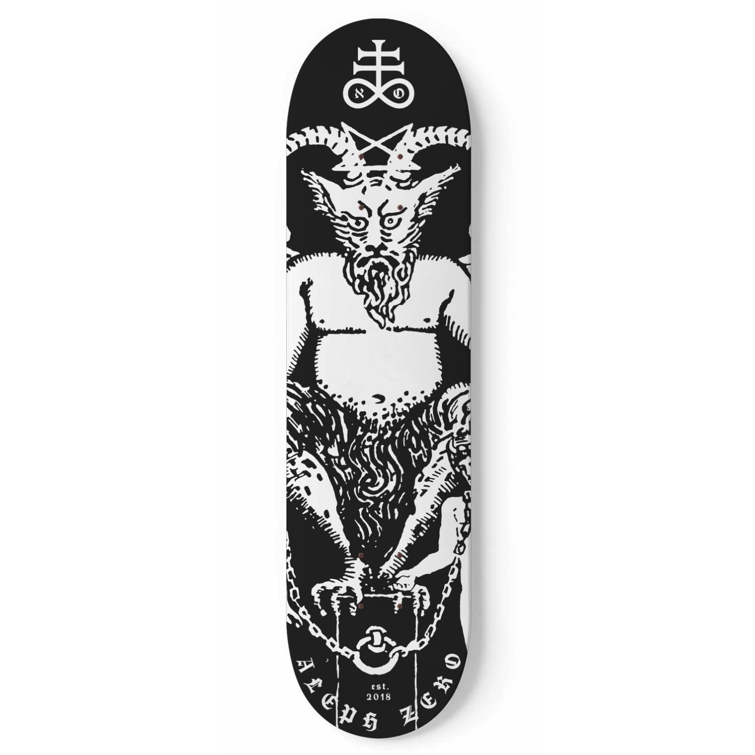 The Devil skateboard deck wall art