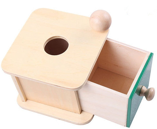 Montessori Wood Ball Matching Box - aleph-zero