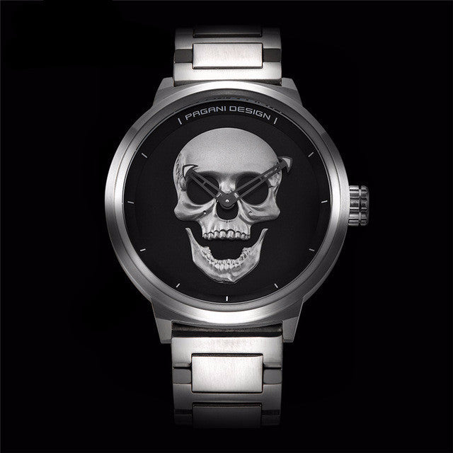 3D SKULL WATCH - aleph-zero