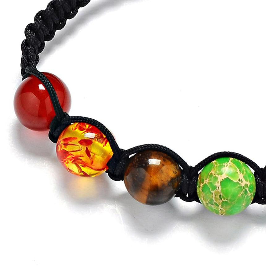 7 Chakra Healing Balance Beads Energy Bracelet - aleph-zero