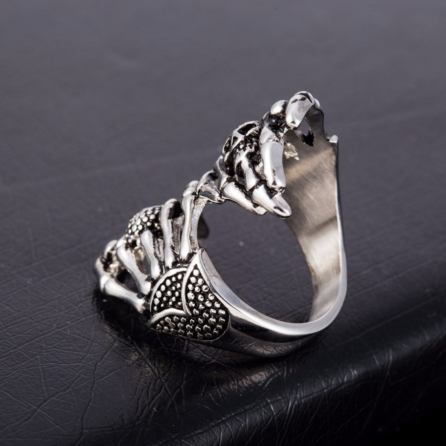 Handmade Skull Ring - aleph-zero